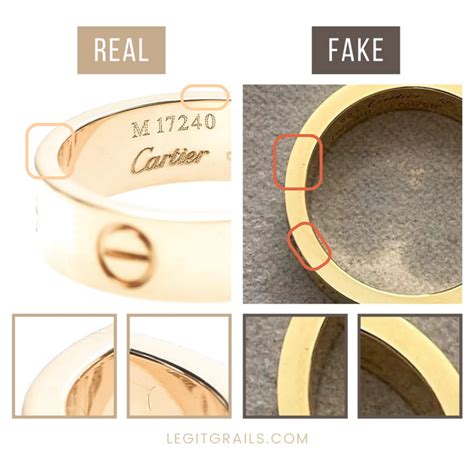 cartier love ring real vs fake